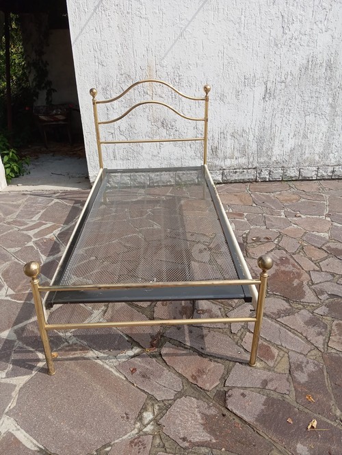 LETTO SINGOLO IN OTTONE